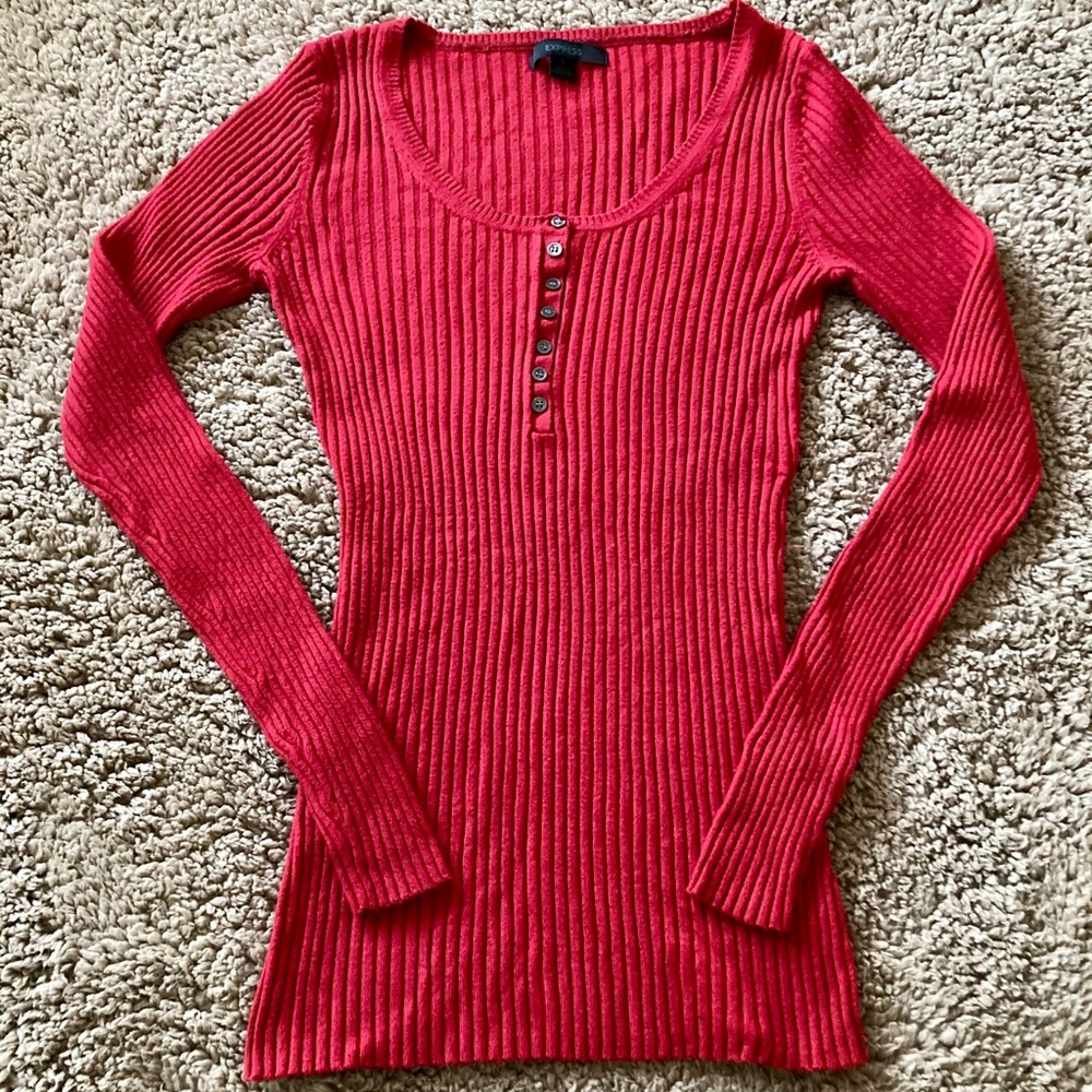Express Red Long Sleeve